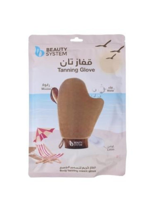 قفاز تان لكريم تسمير الجسم